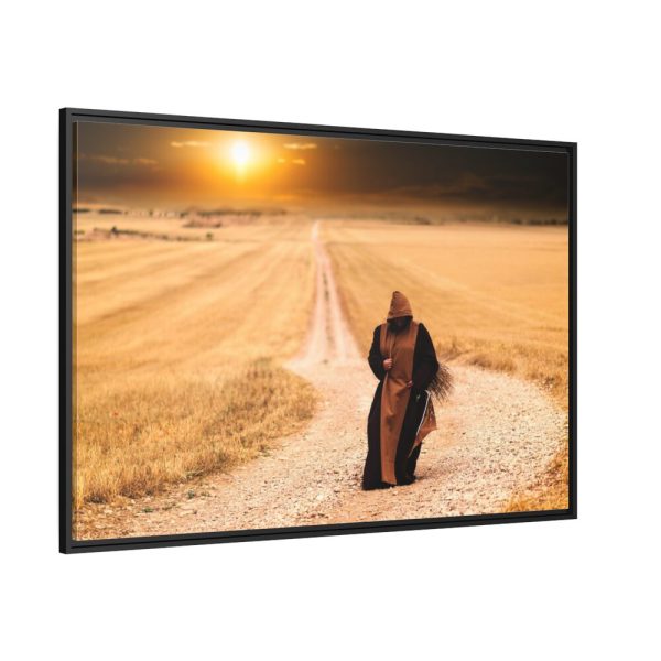 88289-505.jpg Monks Path Sunset Framed Canvas