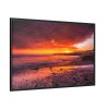 Sunset at Mexico Beach Framed Canvas