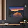 Yellowstone National Park Sunset Framed Canvas