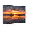 88289-545.jpg Lighthouse With a Sunset View Framed Canvas