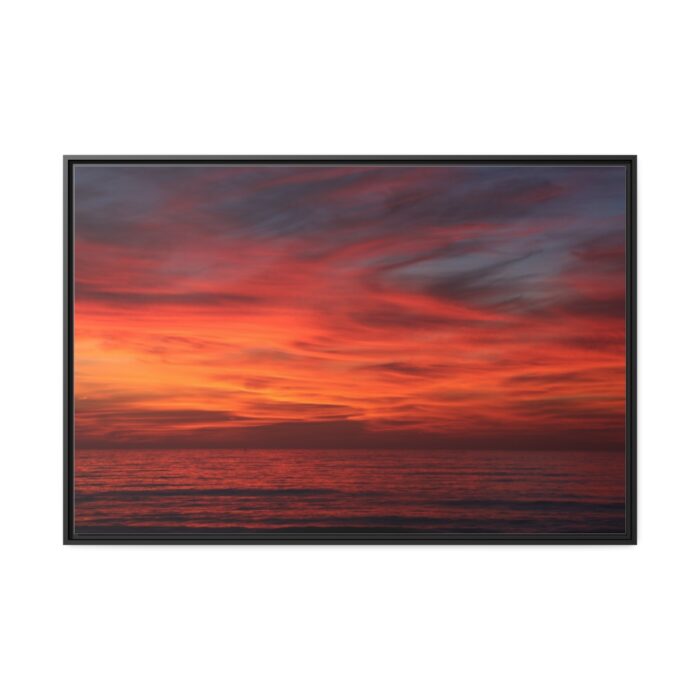 Afterglow Sky Image Framed Canvas - Image 2