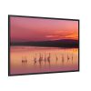 88289-555.jpg Sunset Leaves Silhouette Framed Canvas