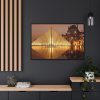 88289-79.jpg Louvre Pyramid in Paris Framed Canvas