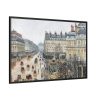 French Theater Square, Paris Framed Canvas