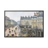 French Theater Square, Paris Framed Canvas