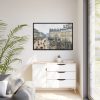 French Theater Square, Paris Framed Canvas