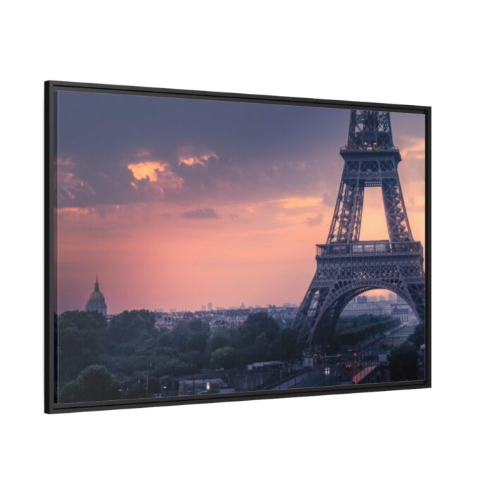 Eiffel Tower in France Framed Canvas - Image 1