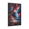 88299.jpg The Drama of Gas Giant With Its Majestic Rings Framed Canvas