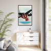 88299-102.jpg Aeroplane in Hand Framed Canvas