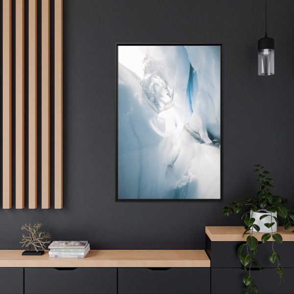 88299-113.jpg Melting Glacier in Alaska Framed Canvas