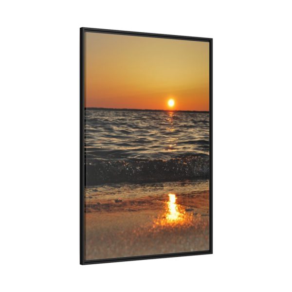 88299-124.jpg Sunset on Coast Framed Canvas