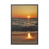 88299-125.jpg Sunset on Coast Framed Canvas