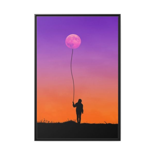 88299-130.jpg Abstract Moon Balloon Framed Canvas