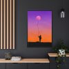 88299-133.jpg Abstract Moon Balloon Framed Canvas