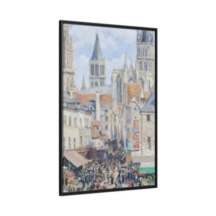 Grocery Street Framed Canvas