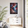 88299-3.jpg The Drama of Gas Giant With Its Majestic Rings Framed Canvas