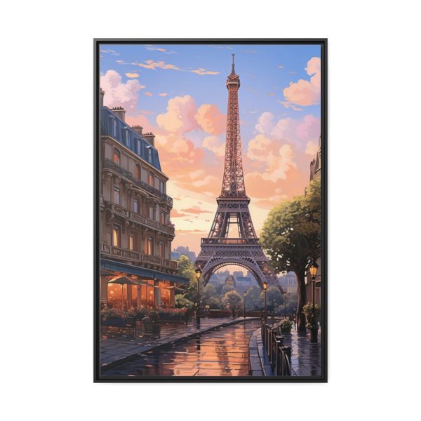 88299-40.jpg Paris and the Eiffel Tower Framed Canvas