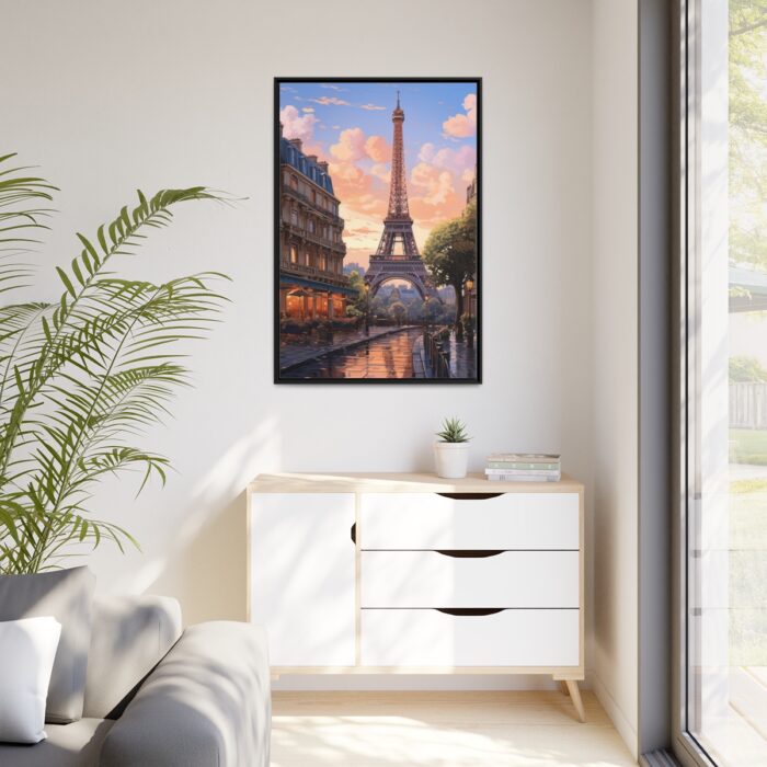 Paris and the Eiffel Tower Framed Canvas - Image 4