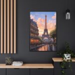 Paris and the Eiffel Tower Framed Canvas - Image 5