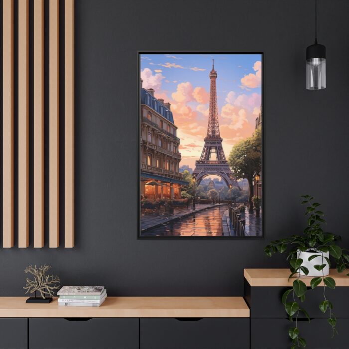 Paris and the Eiffel Tower Framed Canvas - Image 5