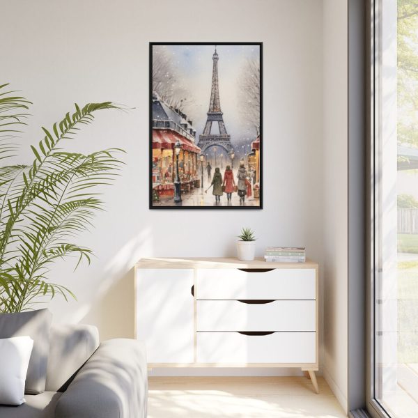 88299-52.jpg Christmas In Paris Framed Canvas