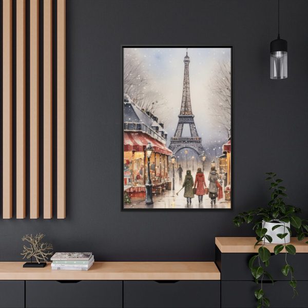 88299-53.jpg Christmas In Paris Framed Canvas
