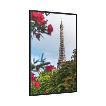 Paris in Nature Framed Canvas