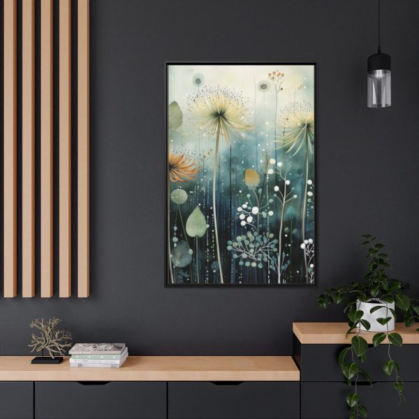 88299-88.jpg Abstract Dandelion Meadow Art Framed Canvas