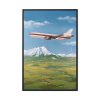 United Airlines DC-10 Framed Canvas