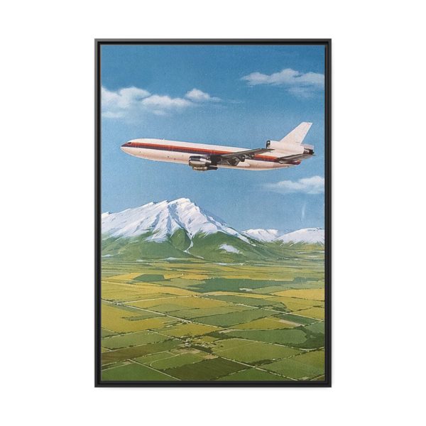 United Airlines DC-10 Framed Canvas