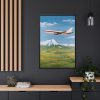 United Airlines DC-10 Framed Canvas