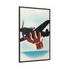 88299-99.jpg Aeroplane in Hand Framed Canvas