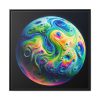 88302-1.jpg Colorful Planet Framed Canvas