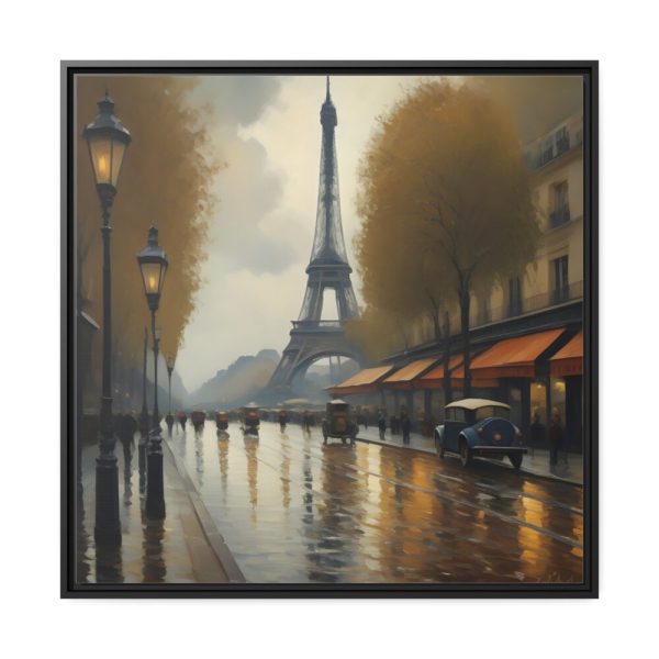 88302-26.jpg Rain in Paris Framed Canvas