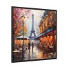 88302-30.jpg Busy Paris Framed Canvas