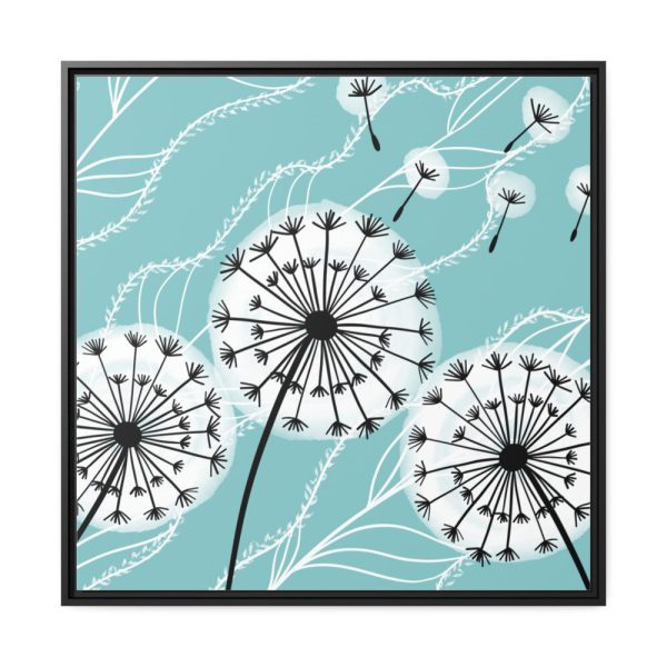 88302-41.jpg Fluffy Dandelion Illustration Framed Canvas