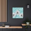 88302-44.jpg Fluffy Dandelion Illustration Framed Canvas