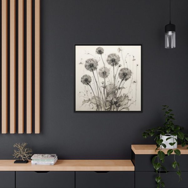 88302-49.jpg Make a Wish Dandelion Framed Canvas