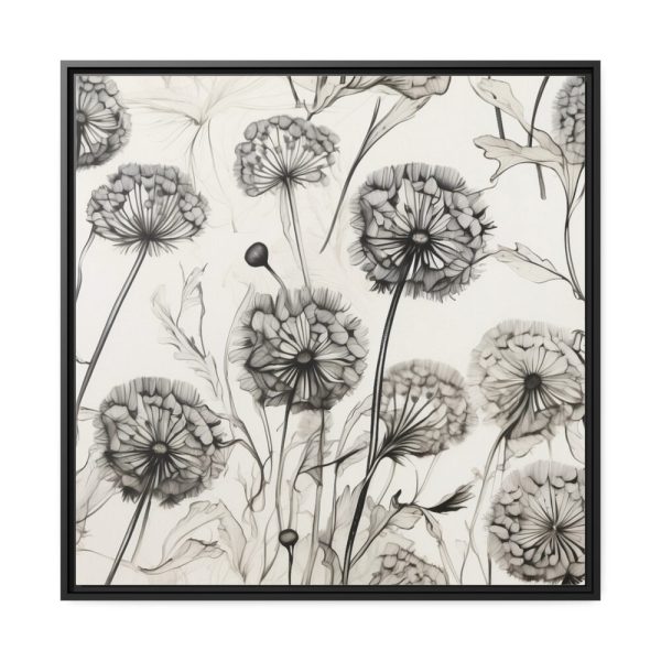 88302-51.jpg Dandelion Flower Blossom Framed Canvas