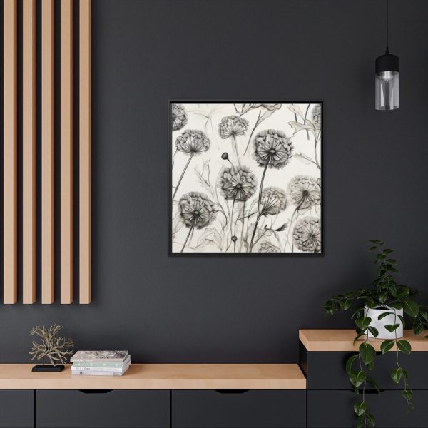 88302-54.jpg Dandelion Flower Blossom Framed Canvas