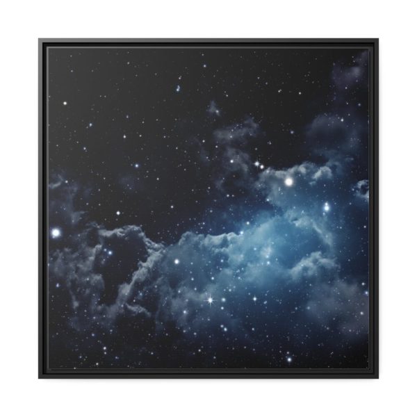 88302-6.jpg Starry Sky Stars Clouds Framed Canvas