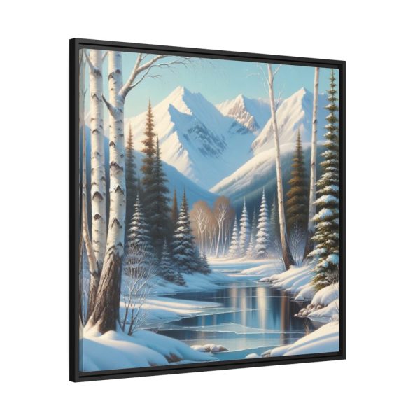 88302-70.jpg Winter Landscape in Alaska Framed Canvas