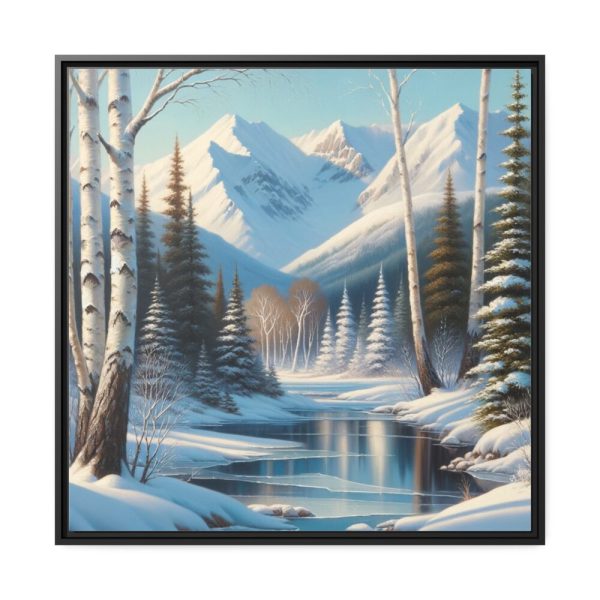 88302-71.jpg Winter Landscape in Alaska Framed Canvas