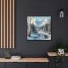 88302-74.jpg Winter Landscape in Alaska Framed Canvas