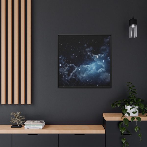 88302-9.jpg Starry Sky Stars Clouds Framed Canvas