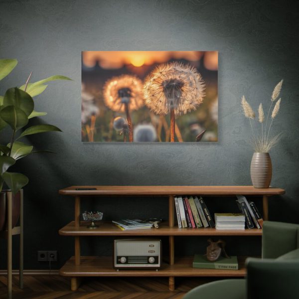 91638-109.jpg Dandelion Blossom Flower Standard Canvas