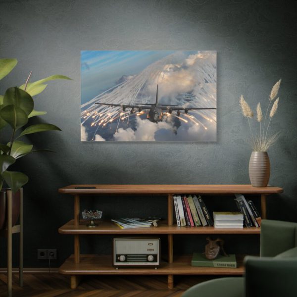 91638-124.jpg Military Aircraft Flares Drop Standard Canvas