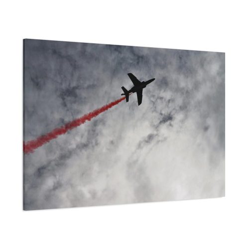 Cloud Sky and Airplane Standard Canvas