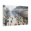The Boulevard Montmartre on a Winter Morning Standard Canvas