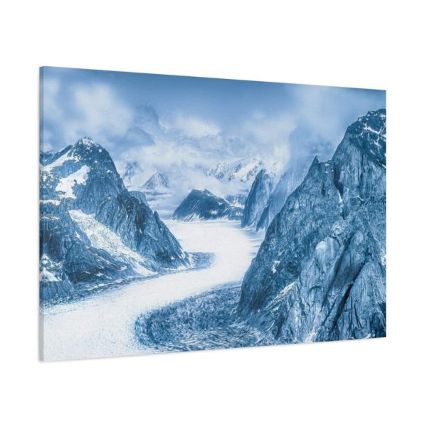 Mountain Snow Winter Alaska Standard Canvas